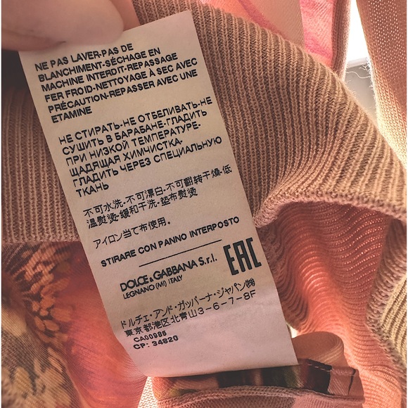 Dolce and Gabbana High Cuff Silk Sweater - Picture 10 of 15